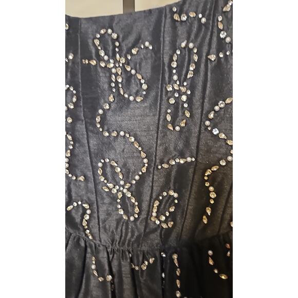 LoveShackFancy Brookhaven Crystal Embellished Party Mini Dress - Picture 6 of 10